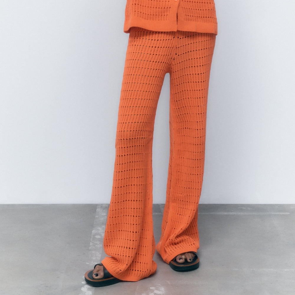 ZARA • Crochet Cover Up Pant